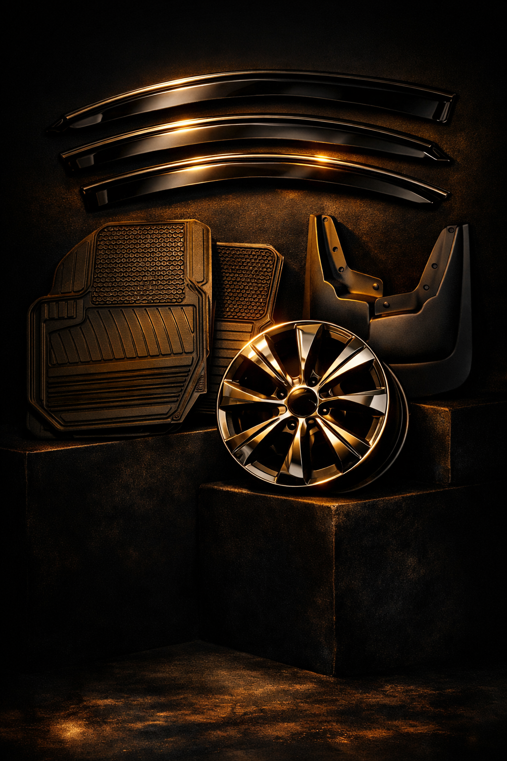 Premium automotive accessories display